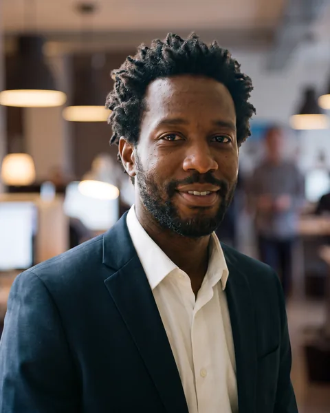 Professional headshot in one shared look, shown on an example team page as the recruiter